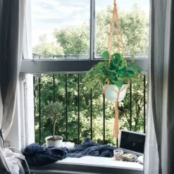 Paquets Suspension Plante Macramé, Pot Suspendu Plante, Pour Suspendre Pot De Fleur Plante Suspension Suspendue Décoration Balcon Maison, 4 Jambes En Corde, 105 Cm,Starlight,2Pcs 9 Paquets Suspension Plante Macramé, Pot Suspendu Plante, Pour Suspendre Pot De Fleur Plante Suspension Suspendue Décoration Balcon Maison, 4 Jambes En Corde, 105 Cm,Starlight,2Pcs -Promos Jardin Noble Magasin 50941844 3