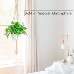 Paquets Suspension Plante Macramé, Pot Suspendu Plante, Pour Suspendre Pot De Fleur Plante Suspension Suspendue Décoration Balcon Maison, 4 Jambes En Corde, 105 Cm,Starlight,2Pcs 11 Paquets Suspension Plante Macramé, Pot Suspendu Plante, Pour Suspendre Pot De Fleur Plante Suspension Suspendue Décoration Balcon Maison, 4 Jambes En Corde, 105 Cm,Starlight,2Pcs -Promos Jardin Noble Magasin 50941844 5