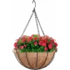 Panier De Fleurs à Suspendre, Revêtement Mural En Métal Avec Suspension Pots De Fleurs En Noix De Coco Naturelle, Revêtement En Forme De Bol Pour Paniers Suspendus, Pot De Fleurs De Jardin (20,3 Cm) 2 Panier De Fleurs à Suspendre, Revêtement Mural En Métal Avec Suspension Pots De Fleurs En Noix De Coco Naturelle, Revêtement En Forme De Bol Pour Paniers Suspendus, Pot De Fleurs De Jardin (20,3 Cm) -Promos Jardin Noble Magasin 51554310 1