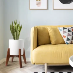 Support Pour Plant,Support à Fleurs En Bambou,Support De Pot De Fleur Réglable,Convient Aux Pots De Fleurs Intérieurs Et Extérieur Entre 20cm à 30cm. -Promos Jardin Noble Magasin 52650662 4