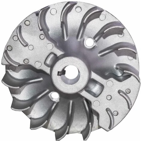 Volant Magnétique Pour Débroussailleuses, Débroussailleuses, Tondeuses à Gazon Et Motoculteurs 62cc. Volant De Remplacement En Alliage D'aluminium Ø112x30H Mm 4 Volant Magnétique Pour Débroussailleuses, Débroussailleuses, Tondeuses à Gazon Et Motoculteurs 62cc. Volant De Remplacement En Alliage D'aluminium Ø112x30H Mm – Image 2