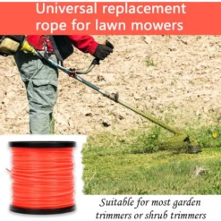 Hengda Fil De Coupe Fil De Tonte Rond En Nylon Pour Débroussailleuse 100M 2.7mm 5-skant Fil De Coupe En Nylon Pour Débroussailleuse -Promos Jardin Noble Magasin 53416436 3