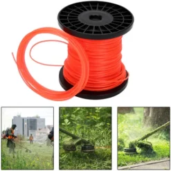 Hengda Fil De Coupe Fil De Tonte Rond En Nylon Pour Débroussailleuse 100M 2.7mm 5-skant Fil De Coupe En Nylon Pour Débroussailleuse -Promos Jardin Noble Magasin 53416436 4