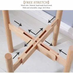 Kueatily Support De Plante, Support De Plante Réglable, Support De Pot De Plante En Bois, Cadre De Pot De Fleur En Bois, Étagère De Support De Plante En Pot D'Intérieur Et D'Extérieur 9 Kueatily Support De Plante, Support De Plante Réglable, Support De Pot De Plante En Bois, Cadre De Pot De Fleur En Bois, Étagère De Support De Plante En Pot D'Intérieur Et D'Extérieur -Promos Jardin Noble Magasin 54311223 3