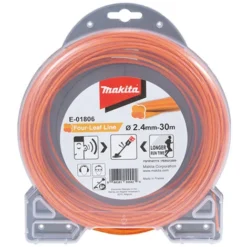 Fil Nylon Trèfle Torsadé MAKITA 2,4 Mm X 30 M - E-01806