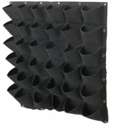 Sac À Plantes Mural 36 Poches - Sac De Plantation Vertical - Jardinière Design À Suspendre - Mur Végétal Extérieur - Jardin Mural Souple En Feutre Résistant Et Écologique,GU.B/bon