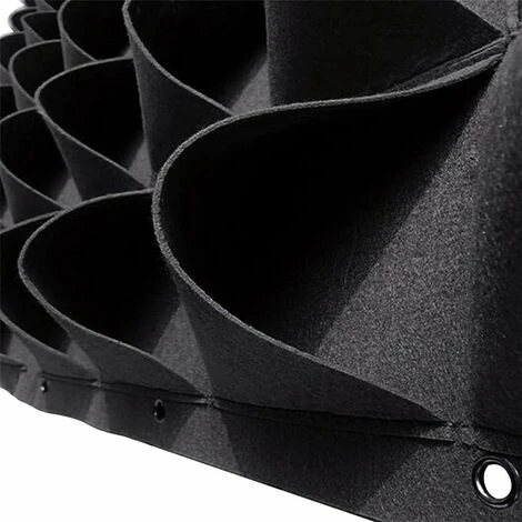 Sac À Plantes Mural 36 Poches - Sac De Plantation Vertical - Jardinière Design À Suspendre - Mur Végétal Extérieur - Jardin Mural Souple En Feutre Résistant Et Écologique,GU.B/bon 6 Sac À Plantes Mural 36 Poches - Sac De Plantation Vertical - Jardinière Design À Suspendre - Mur Végétal Extérieur - Jardin Mural Souple En Feutre Résistant Et Écologique,GU.B/bon – Image 4