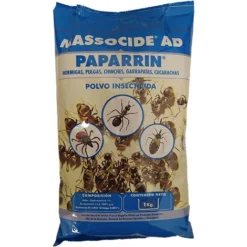 Paparrin 1kg - Poudre Insecticide Contre Les Fourmis, Les Puces, Les Punaises De Lit Et Les Tiques.