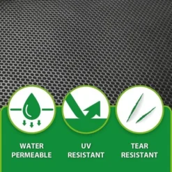 Sekey Toile De Paillage 50g/m2 Perméable à L'eau, Géo Textile De Jardin Résistante Aux Déchirures, Bâche Anti Mauvaises Herbe, Haute Stabilité UV, Film Anti-Mauvaises Herbes, Dégradable, 2m X 5m 10 Sekey Toile De Paillage 50g/m2 Perméable à L'eau, Géo Textile De Jardin Résistante Aux Déchirures, Bâche Anti Mauvaises Herbe, Haute Stabilité UV, Film Anti-Mauvaises Herbes, Dégradable, 2m X 5m -Promos Jardin Noble Magasin 57482631 4