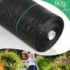 SWANEW Toile Anti-mauvaises Herbes,Voile D'ombrage Imperméable Anti Herbe PP Noir - 1mx10m