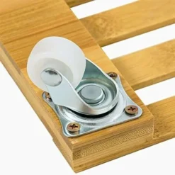 Pot De Fleurs Robuste Avec 4 Roulettes - Support Pour Pot De Fleurs - Support Pour Intérieur Ou Extérieur - 30 -Promos Jardin Noble Magasin 57816408 4