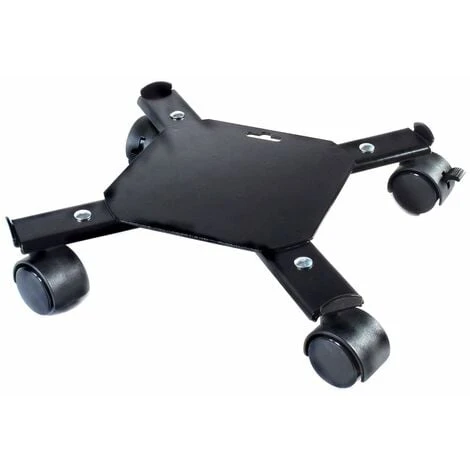 Support Roulant Réglable Pour Plantes 4 Bras Métal Noir Nature 6 Support Roulant Réglable Pour Plantes 4 Bras Métal Noir Nature – Image 4