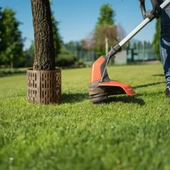 Lot De 3 Manchons De Protection Marron Pour Troncs D'arbre -Promos Jardin Noble Magasin 58408359 3