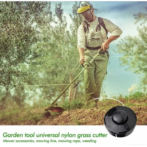 Lot De 2 Têtes De Débroussailleuse Universelles En Nylon Pour Débroussailleuse à Essence 5 Lot De 2 Têtes De Débroussailleuse Universelles En Nylon Pour Débroussailleuse à Essence – Image 3