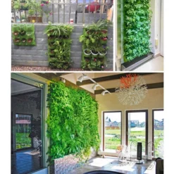 Lot De 2 Sacs De Culture à Suspendre 100 X 28 Cm,sacs Verticaux Avec 7 Poches,pour Plantes Et Fleurs,conviennent Pour Extérieur,intérieur,jardinage,etc.,noir+vert GrooFoo 11 Lot De 2 Sacs De Culture à Suspendre 100 X 28 Cm,sacs Verticaux Avec 7 Poches,pour Plantes Et Fleurs,conviennent Pour Extérieur,intérieur,jardinage,etc.,noir+vert GrooFoo -Promos Jardin Noble Magasin 58846270 5