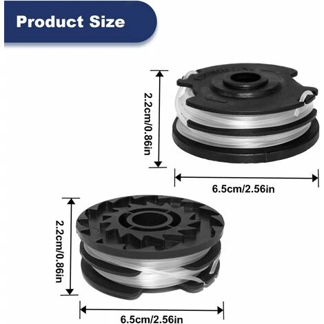 Lot De 4 Bobines De Rechange Pour Débroussailleuse Sans Fil Parkside PRTA 20-Li C3 IAN351753 6 Lot De 4 Bobines De Rechange Pour Débroussailleuse Sans Fil Parkside PRTA 20-Li C3 IAN351753 – Image 4