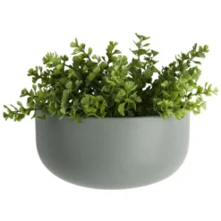 Pot Mural Oval Large Present Time Vert Ovale