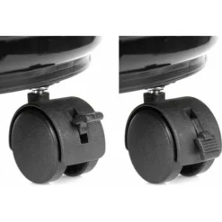 RHAFAYRE Support Moile De Bac à Plantes Avec Roulettes Pour Un Déplacement Facile - Plateau De Jardinière Rond Mobile - Pour Intérieur Et Extérieur - Noir-Diamètre Intérieur à 27cm -Promos Jardin Noble Magasin 61187186 4