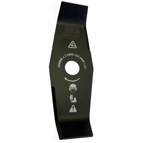 Lame Mushing 2 Dents Courbée Longueur :200 Mm épaisseur : 3 Mm 3 Lame Mushing 2 Dents Courbée Longueur :200 Mm épaisseur : 3 Mm