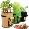 3 Sacs De Culture De Pommes De Terre, Sac De Plantation Jardin Tissu Non Tissé Avec Poignées Fenêtre Sac à Plantes Pour Patate Fraise Tomate Fleur Patios Jardin Balcons 2 3 Sacs De Culture De Pommes De Terre, Sac De Plantation Jardin Tissu Non Tissé Avec Poignées Fenêtre Sac à Plantes Pour Patate Fraise Tomate Fleur Patios Jardin Balcons -Promos Jardin Noble Magasin 64148173 1