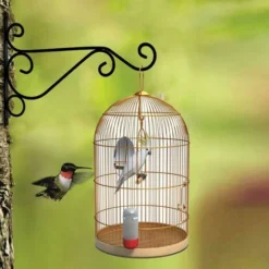 RHAFAYRE 2 Pièces Suspension Mural Crochet Plante Avec Vis Support Crochet Plante Lanterne Mangeoires D'oiseaux Panier De Jardin En Métal Pour Décoration De Jardin Balcon(style Quatre) -Promos Jardin Noble Magasin 64488602 5