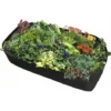 Jardinière Surélevée Rectangulaire En Tissu Respirant - Sac De Plantation Durable Pour Fleurs Et Légumes - 0,9 M (L) X 1,8 M (l) - Noir -Promos Jardin Noble Magasin 64496684 1