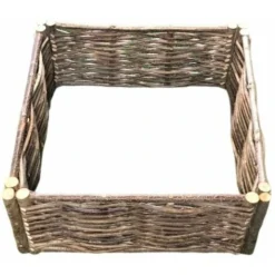 Carré Potager En Noisetier - Tressage Horizontal 70 X 70 X 30 Cm 8 Carré Potager En Noisetier - Tressage Horizontal 70 X 70 X 30 Cm -Promos Jardin Noble Magasin 6538254 2