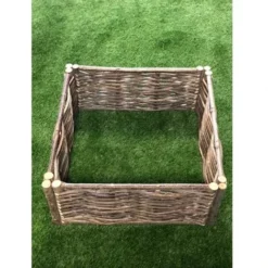 Carré Potager En Noisetier - Tressage Horizontal 70 X 70 X 30 Cm 9 Carré Potager En Noisetier - Tressage Horizontal 70 X 70 X 30 Cm -Promos Jardin Noble Magasin 6538254 3