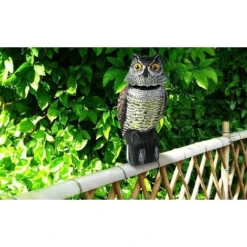 Répulsif Anti-pigeons – Effaroucheur D'oiseaux En Forme De Hibou Réfléchissant, Répulsif Contre Les Oiseaux – Pour Repousser Les Pigeons Corbeaux Et Plus Encore. -Promos Jardin Noble Magasin 65503482 3