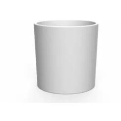 MOOVERE - Pot De Fleurs 50 Blanc Opaque ø50x50cm -Promos Jardin Noble Magasin 65825871 2