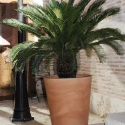 MOOVERE - Pot De Fleurs Couleur Terracota Opaque ø50x59,5cm -Promos Jardin Noble Magasin 65825876 3