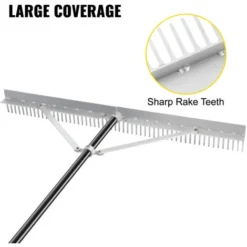 VEVOR Rateau Désherbeur Pliable étang Lac Mauvaises Herbes Aluminium 260x90 Cm -Promos Jardin Noble Magasin 69342585 3