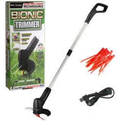 Tondeuse à Gazon électrique Sans Fil Portable Portable Léger Tondeuse Tondeuse USB Rechargeable Tondeuse électrique Mangeur De Mauvaises Herbes