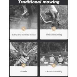 Tondeuse à Gazon électrique Sans Fil Portable Portable Léger Tondeuse Tondeuse USB Rechargeable Tondeuse électrique Mangeur De Mauvaises Herbes -Promos Jardin Noble Magasin 69422386 4
