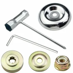 6 Morceaux Kit Ecrou Tete Debroussailleuse Universelle Kit Fixation écrou Lame Boîte, Pour Tondeuse à Gazon Tondeuse Débroussailleuse