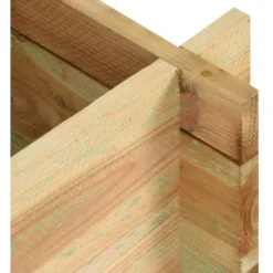 Jardinière Surélevée Pour Légumes Bois De Pin Imprégné 80 Cm VidaXL -Promos Jardin Noble Magasin 7006545 4