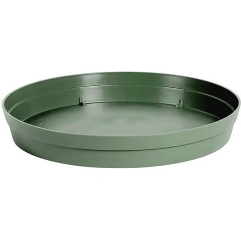 Soucoupe Ronde Toscane - Ø40cm - Vert Laurier - EDA Plastiques 3 Soucoupe Ronde Toscane - Ø40cm - Vert Laurier - EDA Plastiques