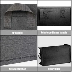 Lot De 4 Sacs De Culture De Plantes De 8 Gallons, Sacs De Culture Rectangulaires En Tissu Non Tissé Respirant, Résistants, épaissis, Aération Des Racines, Pots De Jardin Avec Poignées Pour Fleurs, Lég 9 Lot De 4 Sacs De Culture De Plantes De 8 Gallons, Sacs De Culture Rectangulaires En Tissu Non Tissé Respirant, Résistants, épaissis, Aération Des Racines, Pots De Jardin Avec Poignées Pour Fleurs, Lég -Promos Jardin Noble Magasin 70393016 3