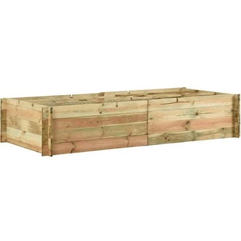 Jardinière Pour Légumes Bois De Pin Imprégné 197x100x40 Cm VidaXL 3 Jardinière Pour Légumes Bois De Pin Imprégné 197x100x40 Cm VidaXL