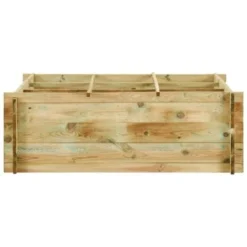 Jardinière Pour Légumes Bois De Pin Imprégné 120x120x40 Cm VidaXL -Promos Jardin Noble Magasin 7112551 2