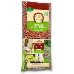 Copeaux De Bois Corail - 50L - Paillage - Or Brun