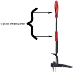 RootSlayer - VENTEO - Désherbeur Manuel Et Extracteur De Mauvaises Herbes Avec Pédale - Acier Inoxydable - Griffes Et Pédales Pour Déterrer Les Racines - Outil De Désherbage Manuel Pour Jardin -Promos Jardin Noble Magasin 71562702 3