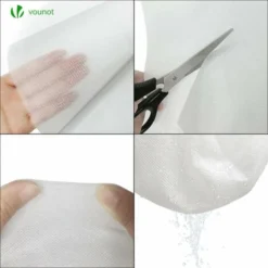 Voile D’hivernage En Polypropylème 50g/m² 1.5x20m Avec Piquets Blanc -Promos Jardin Noble Magasin 72050591 4