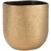 Cache Pot Audrey Ceramique Or Large H. 24,5cm -Promos Jardin Noble Magasin 72231414 1