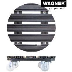 Scooter Végétal Wpc Ø 38,5 X 11 Cm I à L'extérieur + Intérieur I Capacité De Charge 150 Kg -Promos Jardin Noble Magasin 72580007 3