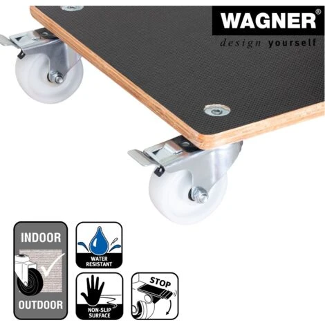 Scooter De Plante Maxigrip 38 X 38 X 11 Cm à L'extérieur + Intérieur I Capacité De Chargement 300 Kg 4 Scooter De Plante Maxigrip 38 X 38 X 11 Cm à L'extérieur + Intérieur I Capacité De Chargement 300 Kg – Image 2