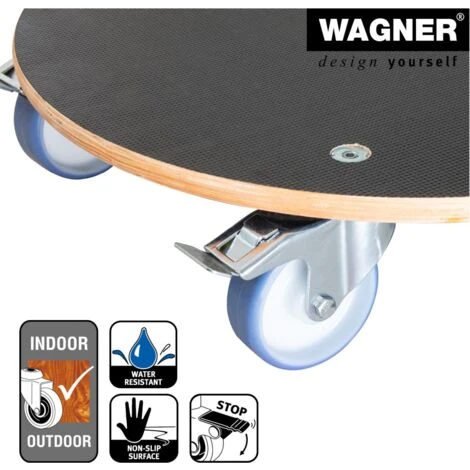 Scooter Végétal Maxigrip Ø 58 X 14,5 Cm I à L'extérieur + Intérieur I Capacité De Chargement 300 Kg 4 Scooter Végétal Maxigrip Ø 58 X 14,5 Cm I à L'extérieur + Intérieur I Capacité De Chargement 300 Kg – Image 2