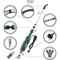 Desherbeur Electrique 2000 W Avec 5 Metres De Cable 11 Desherbeur Electrique 2000 W Avec 5 Metres De Cable -Promos Jardin Noble Magasin 72634951 5