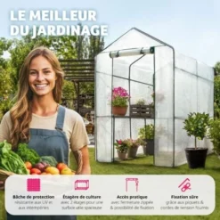 Serre De Jardin Souple 2,23 M² - Tente, Abri De Jardin, Serre De Jardinage -Promos Jardin Noble Magasin 7514192 4