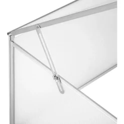 Mini Serre En Aluminium - Mini Serre De Culture, Châssis De Jardin, Mini Serre De Jardin - 102 X 61 X 41 / 31 Cm -Promos Jardin Noble Magasin 7514438 5